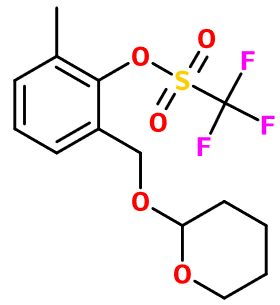 (image for) MC085216 2-Methyl-6-[(oxan-2-yloxy)methyl]phenyl trifluoromethanesulfonate